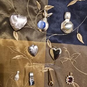 All Vintage Pendants Silver and Gold Collection